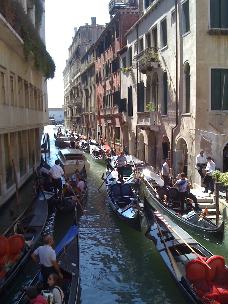 viel  Wasser und noch mehr Boote